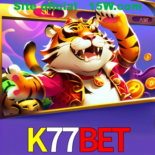 Imagem promocional da K77Bet mostrando a plataforma e suas vantagens